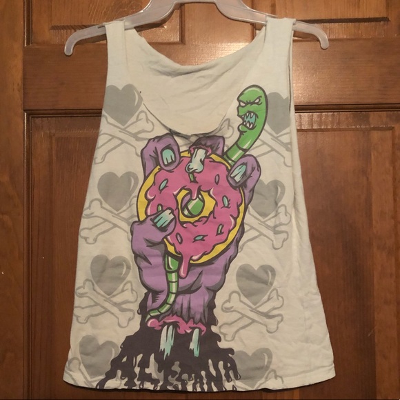 ❗️SOLD❗️Vintage Alesana doughnut zombie tee - Picture 2 of 5